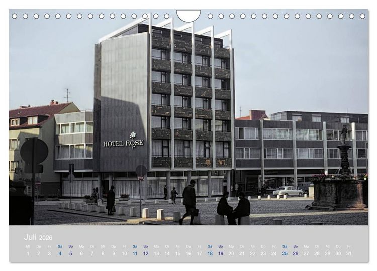 Produktbild: Hildesheim - damals ... (Wandkalender 2026 DIN A4 quer), CALVENDO Monatskalender