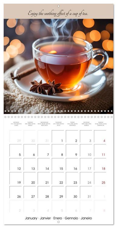 Produktbild: Your spa days at home - Creative AI ideas for home wellness (Wall Calendar 2026 12 &times; 12 Inch) CALVENDO 12 Month Wall Calendar