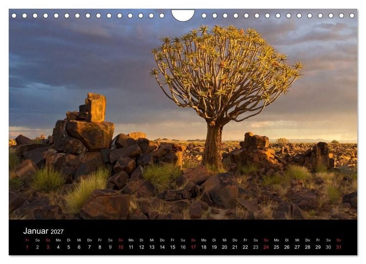 Produktbild: Fantastisches Namibia (Wandkalender 2027 DIN A4 quer), CALVENDO Monatskalender