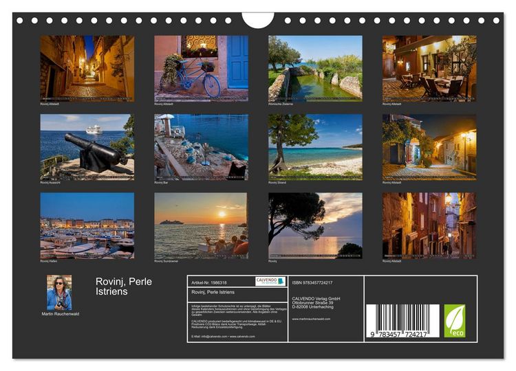 Produktbild: Rovinj, Perle Istriens (Wandkalender 2026 DIN A4 quer), CALVENDO Monatskalender