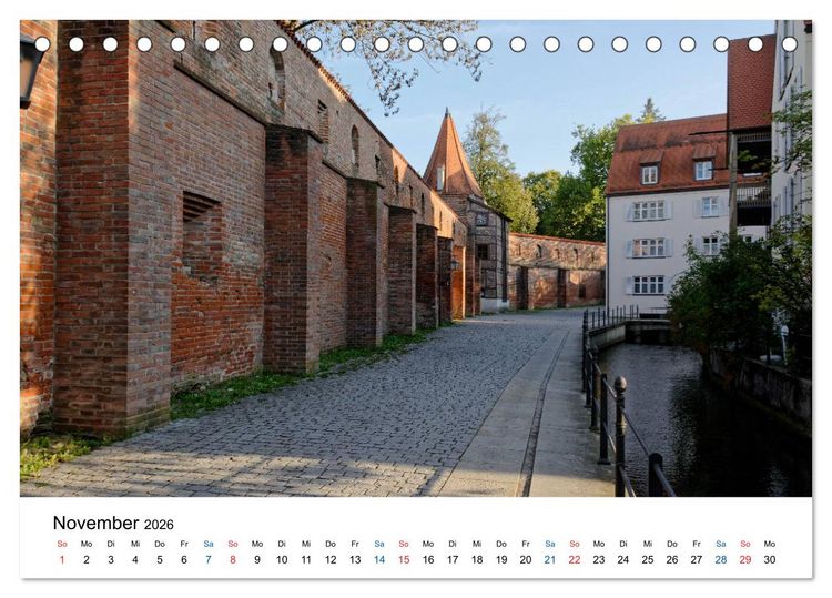 Produktbild: Memmingen - Ansichtssache (Tischkalender 2026 DIN A5 quer), CALVENDO Monatskalender