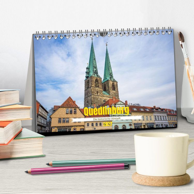 Produktbild: Quedlinburg - Die historische Altstadt (Tischkalender 2027 DIN A5 quer), CALVENDO Monatskalender
