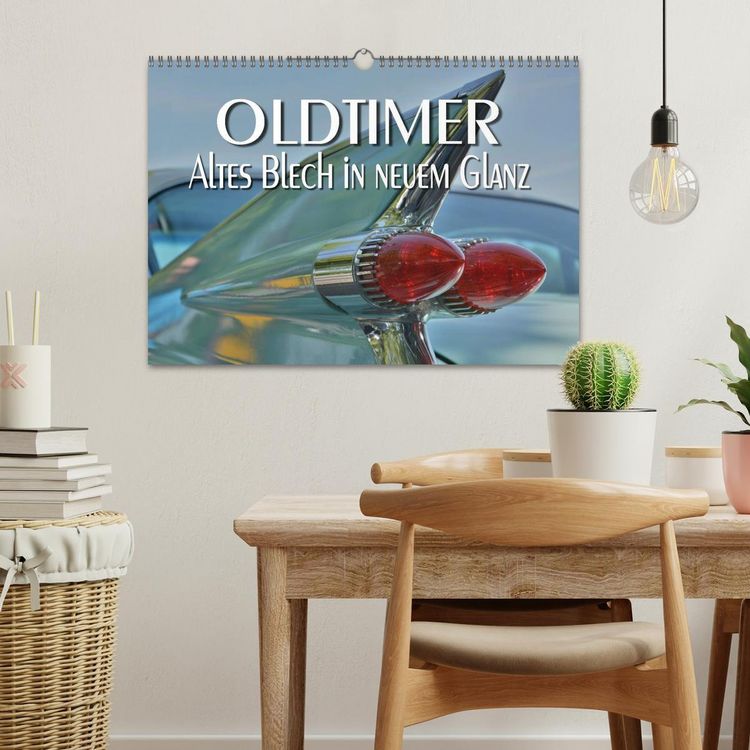 Produktbild: Oldtimer - Altes Blech in neuem Glanz (Wandkalender 2026 DIN A3 quer), CALVENDO Monatskalender
