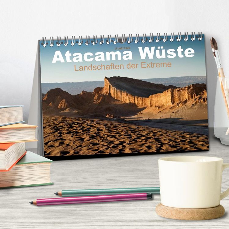 Produktbild: Atacama W&uuml;ste - Landschaften der Extreme (Tischkalender 2026 DIN A5 quer), CALVENDO Monatskalender