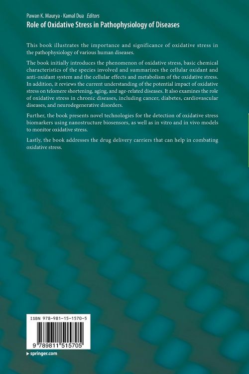 Produktbild: Role of Oxidative Stress in Pathophysiology of Diseases