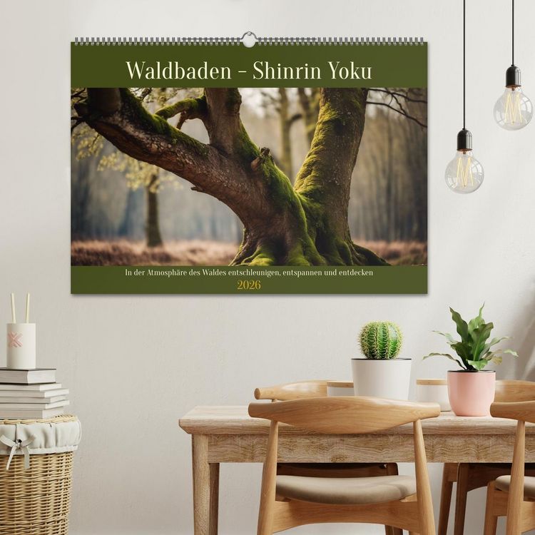 Produktbild: Waldbaden - Shinrin Yoku (Wandkalender 2026 DIN A2 quer), CALVENDO Monatskalender