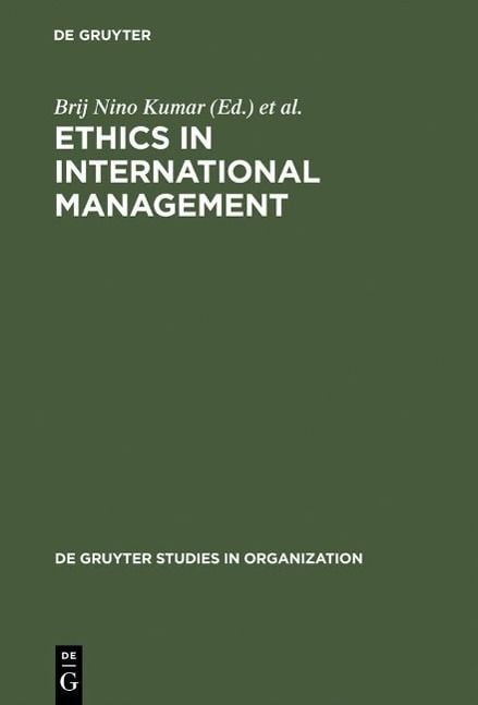Produktbild: Ethics in International Management