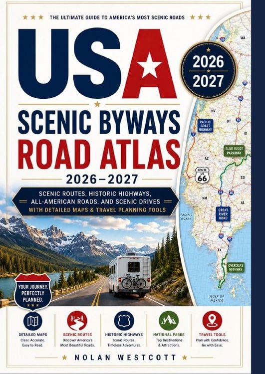 Produktbild: USA Scenic Byways Road Atlas 2026-2027