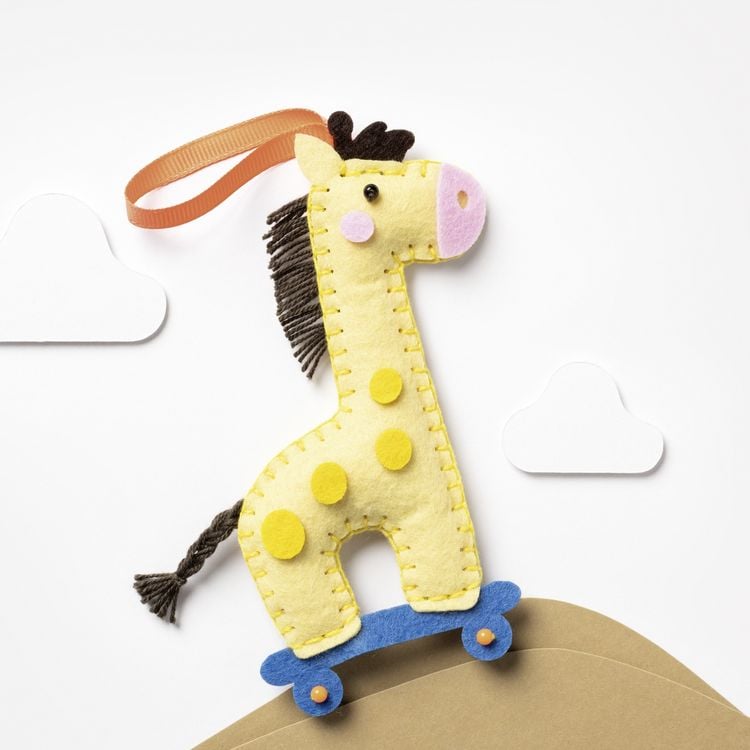Produktbild: FOLIA&reg; Bastelfilze Mini-Filzinies, Giraffe