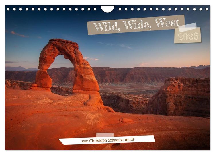 Produktbild: Wild, Wide, West (Wandkalender 2026 DIN A4 quer), CALVENDO Monatskalender