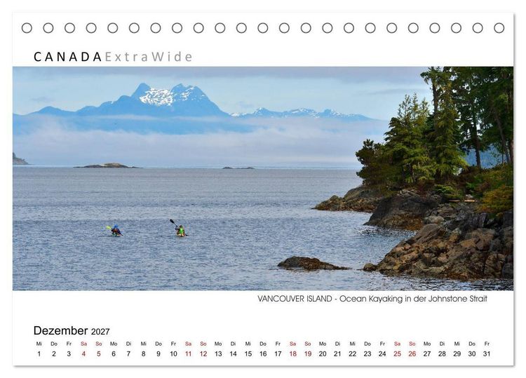Produktbild: Vancouver Island Panoramabilder (Tischkalender 2027 DIN A5 quer), CALVENDO Monatskalender