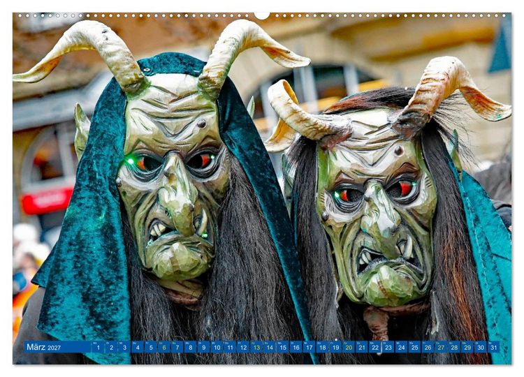Produktbild: Karlsruher Fastnacht (hochwertiger Premium Wandkalender 2027 DIN A2 quer), Kunstdruck in Hochglanz