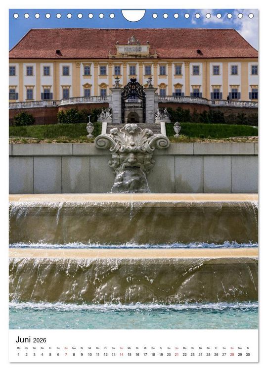 Produktbild: Schloss Hof &ndash; Die Perle unter den Marchfeldschl&ouml;ssern (Wandkalender 2026 DIN A4 hoch), CALVENDO Monatskalender