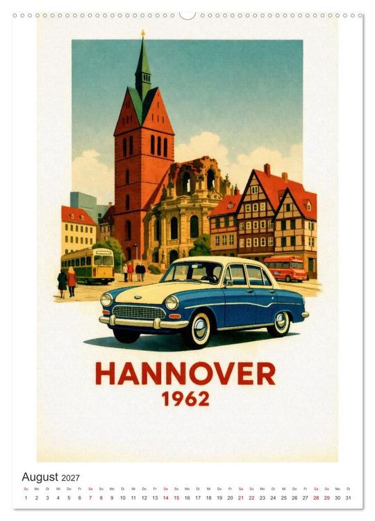 Produktbild: Stadtbilder und Stra&szlig;enlegenden (Wandkalender 2027 DIN A2 hoch), CALVENDO Monatskalender