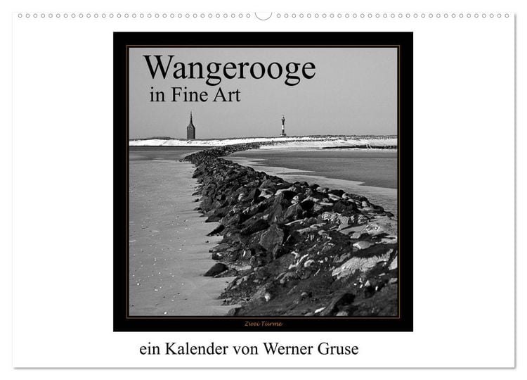 Produktbild: Wangerooge in Fine Art (Wandkalender 2026 DIN A2 quer), CALVENDO Monatskalender