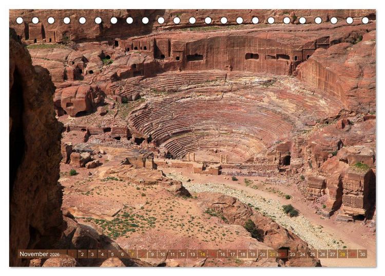 Produktbild: Jordanien - Ein Land der Superlative (Tischkalender 2026 DIN A5 quer), CALVENDO Monatskalender