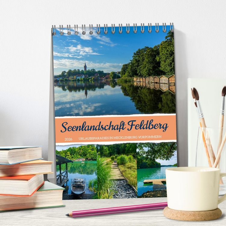 Produktbild: Seenlandschaft Feldberg (Tischkalender 2026 DIN A5 hoch), CALVENDO Monatskalender