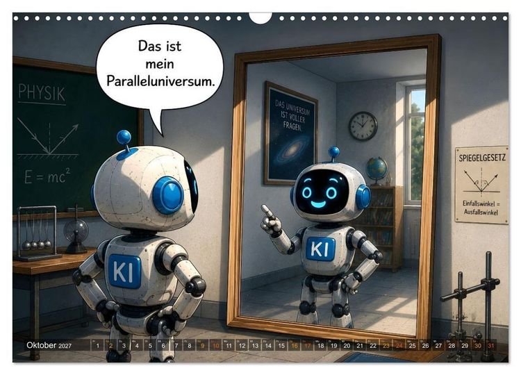 Produktbild: L&uuml;genbeutel und Schummellottchen - 12 Monate voller Ausreden, Tricks und kreativer Wahrheiten (Wandkalender 2027 DIN A3 quer), CALVENDO Monatskalender