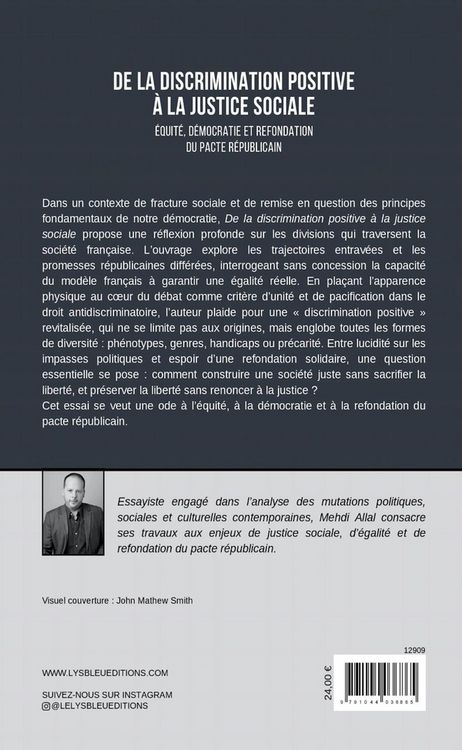 Produktbild: De la discrimination positive a