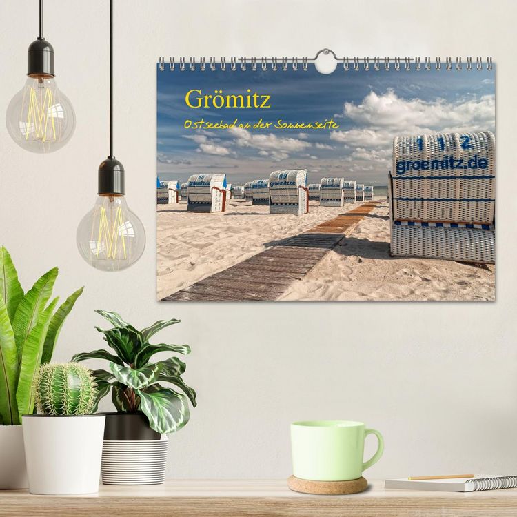 Produktbild: Gr&ouml;mitz - Ostseebad an der Sonnenseite (Wandkalender 2026 DIN A4 quer), CALVENDO Monatskalender