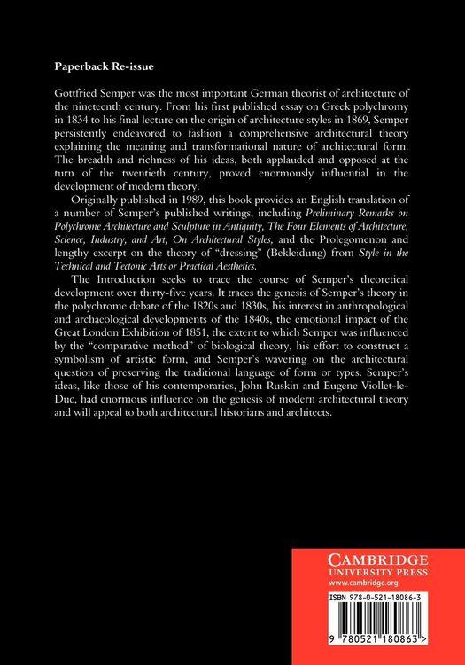 Produktbild: The Four Elements of Architecture and Other Writings
