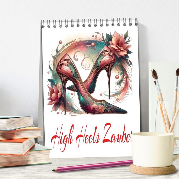 Produktbild: High Heels Zauber (Tischkalender 2026 DIN A5 hoch), CALVENDO Monatskalender