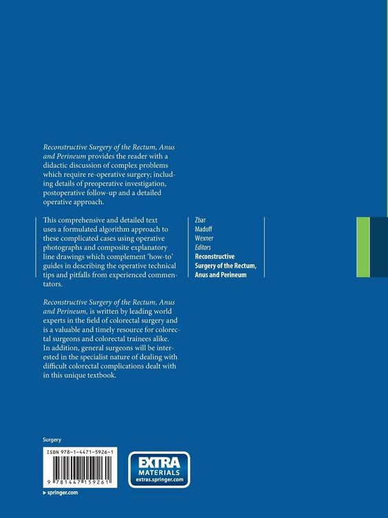 Produktbild: Reconstructive Surgery of the Rectum, Anus and Perineum