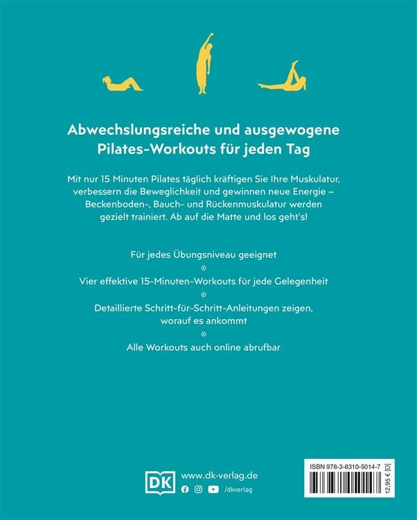 Produktbild: 15 Minuten Pilates für jeden Tag