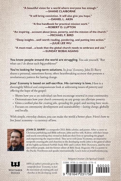 Produktbild: Jesus' Economy: A Biblical View of Poverty, the Currency of Love, and a Pattern for Lasting Change