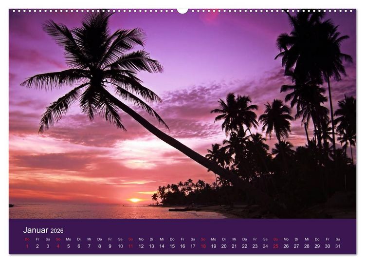 Produktbild: Traumstr&auml;nde (hochwertiger Premium Wandkalender 2026 DIN A2 quer), Kunstdruck in Hochglanz