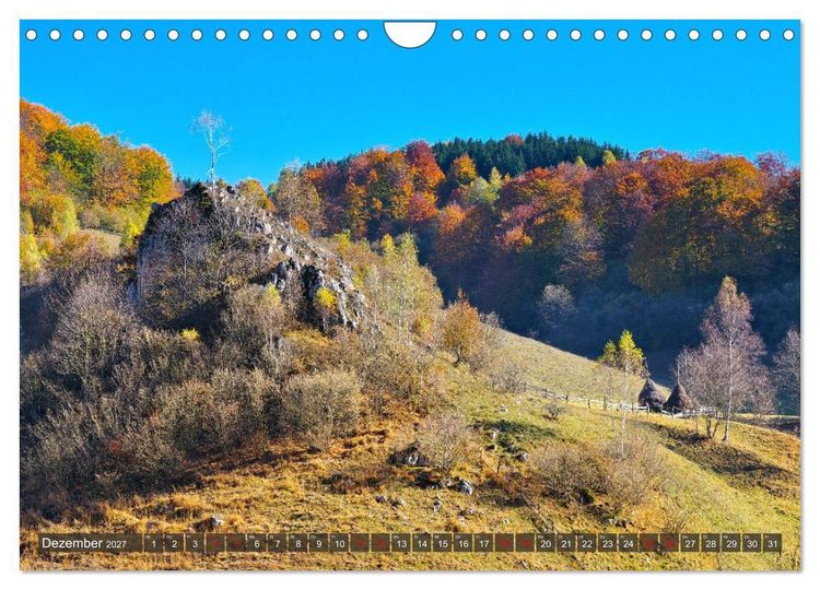 Produktbild: Fundatura Ponorului - Auf dem Via Transilvanica durch die Karpaten (Wandkalender 2027 DIN A4 quer), CALVENDO Monatskalender