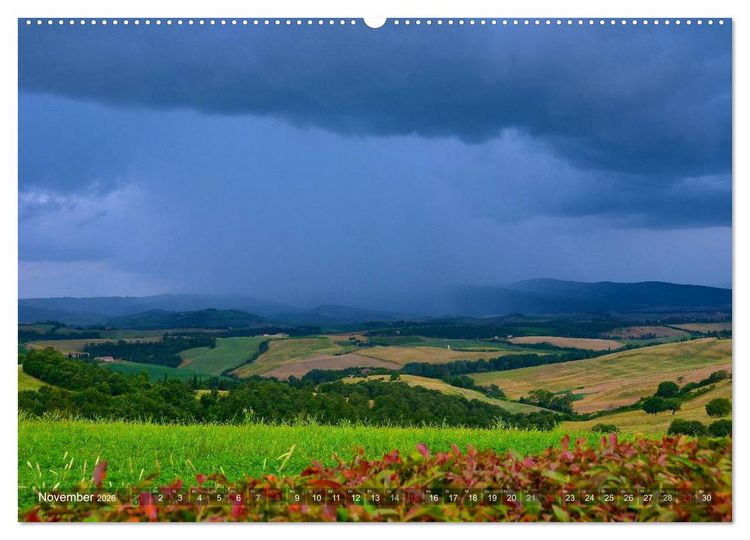 Produktbild: Toskana &ndash; Magie der Farben (hochwertiger Premium Wandkalender 2026 DIN A2 quer), Kunstdruck in Hochglanz