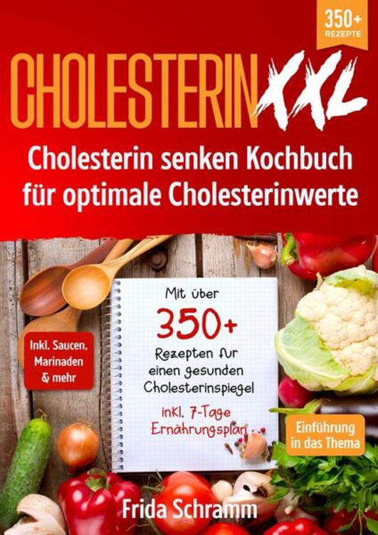 Produktbild: Cholesterin XXL - Cholesterin senken Kochbuch f&uuml;r optimale Cholesterinwerte