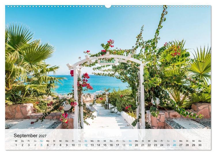 Produktbild: Insel Kos - Badeparadies der S&uuml;d&auml;g&auml;is (Wandkalender 2027 DIN A2 quer), CALVENDO Monatskalender