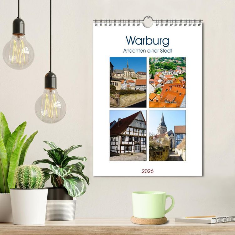 Produktbild: Warburg - Ansichten einer Stadt (Wandkalender 2026 DIN A4 hoch), CALVENDO Monatskalender