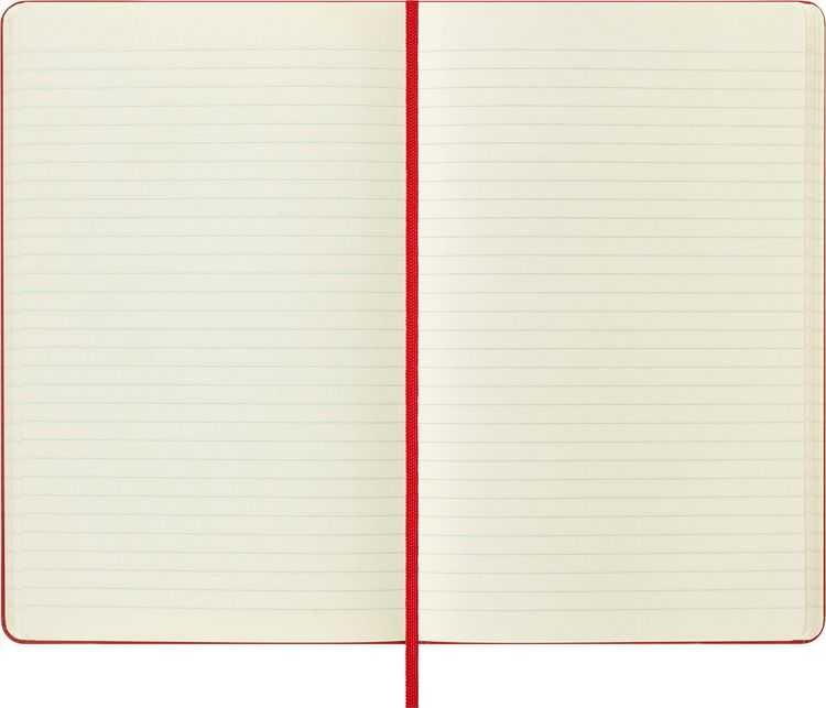 Produktbild: Moleskine Notizbuch, Large/A5, Liniert, Fester Einband, Rot
