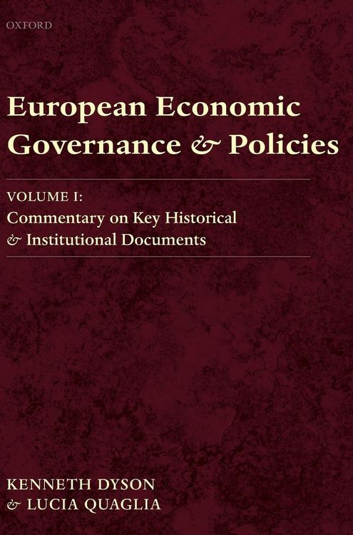 Produktbild: European Economic Governance and Policies, Volume I