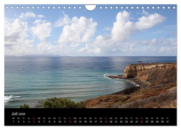 Produktbild: Kalifornien 2026 (Wandkalender 2026 DIN A4 quer), CALVENDO Monatskalender