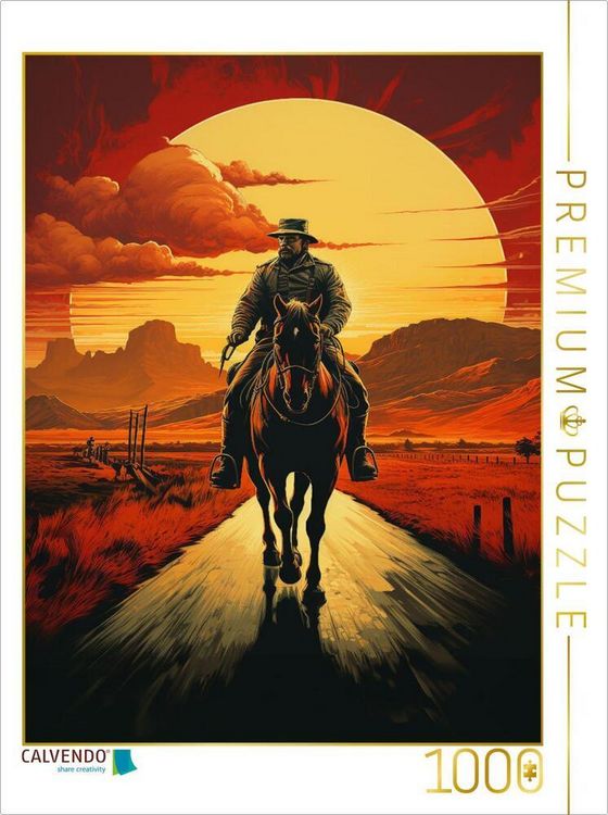 Produktbild: CALVENDO Puzzle Und morgen in Mexiko - historisches Filmplakat zu einem Film, der nie gedreht wurde | 1000 Teile Lege-Gr&ouml;&szlig;e 64x48cm Foto-Puzzle f&uuml;r gl