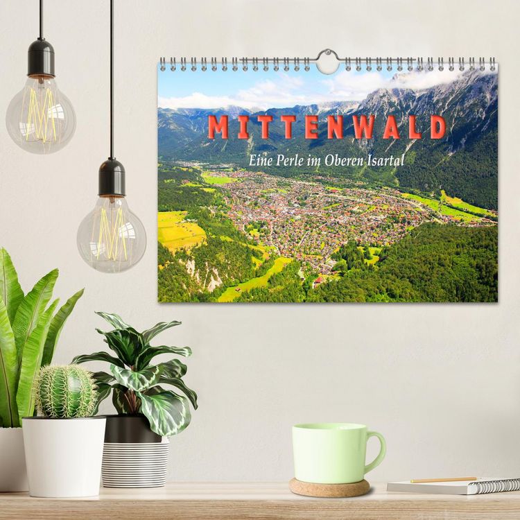 Produktbild: MITTENWALD Eine Perle im Oberen Isartal (Wandkalender 2026 DIN A4 quer), CALVENDO Monatskalender