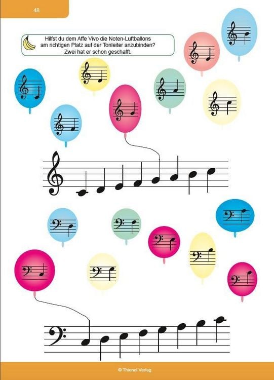 Libro Noten Lernen Für Kinder - Teoria Musicale Per Principianti Con Esercizi - Foto 12