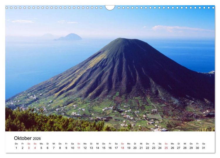 Produktbild: Die Liparischen Inseln (Wandkalender 2026 DIN A3 quer), CALVENDO Monatskalender