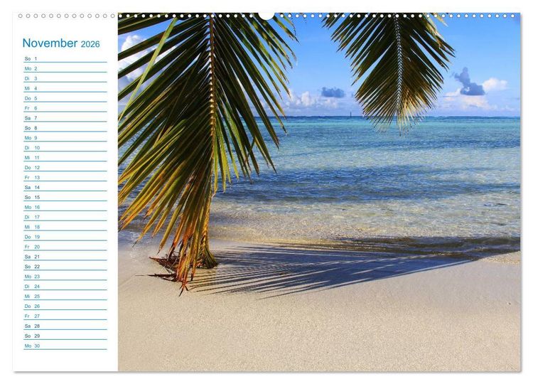 Produktbild: Franz&ouml;sisch-Polynesien - Trauminseln im S&uuml;dpazifik (hochwertiger Premium Wandkalender 2026 DIN A2 quer), Kunstdruck in Hochglanz