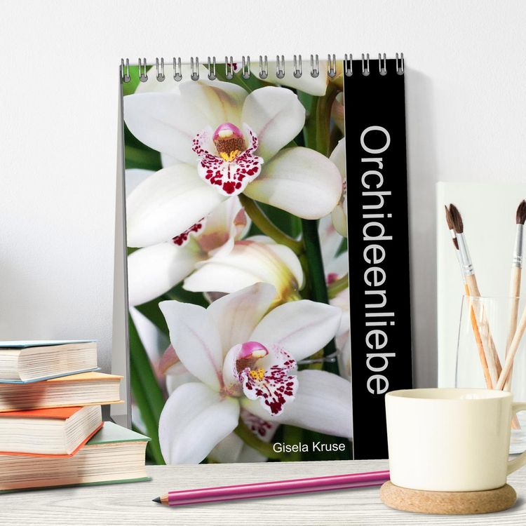 Produktbild: Orchideenliebe (Tischkalender 2026 DIN A5 hoch), CALVENDO Monatskalender