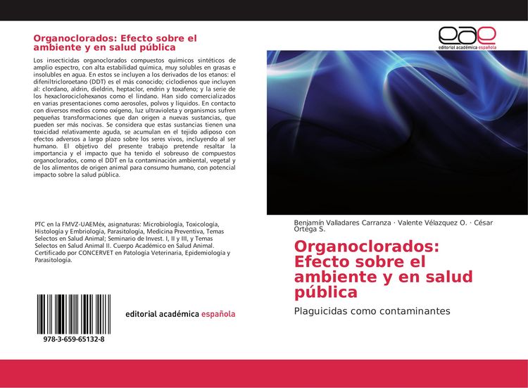 Produktbild: Organoclorados: Efecto sobre el ambiente y en salud p&uacute;blica