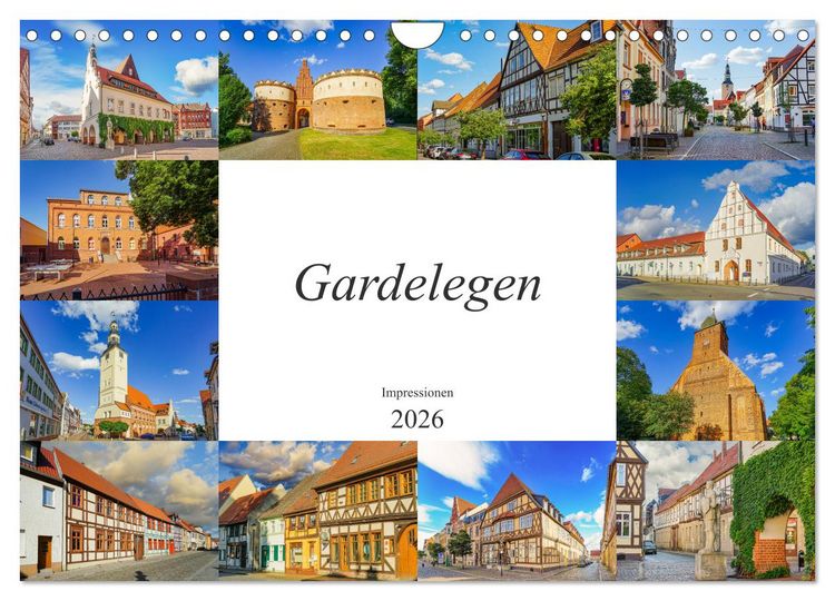 Produktbild: Gardelegen Impressionen (Wandkalender 2026 DIN A4 quer), CALVENDO Monatskalender