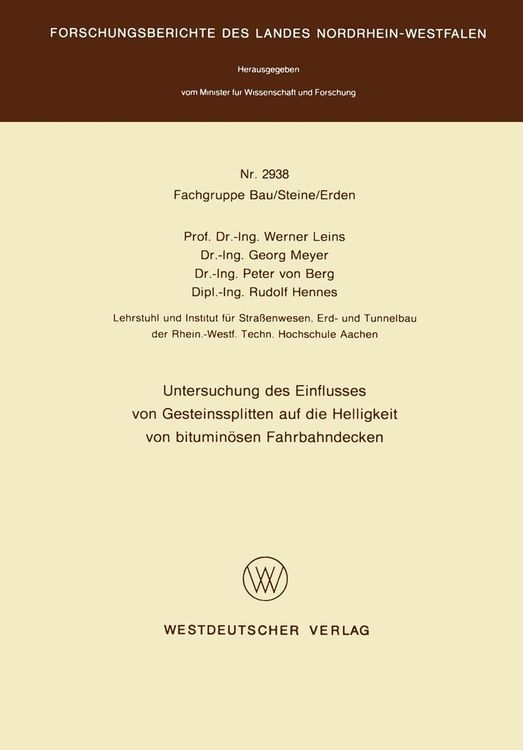 Bild vom Artikel Untersuchung des Einflusses von Gesteinssplitten auf die Helligkeit von bituminösen Fahrbahndecken vom Autor Werner Leins