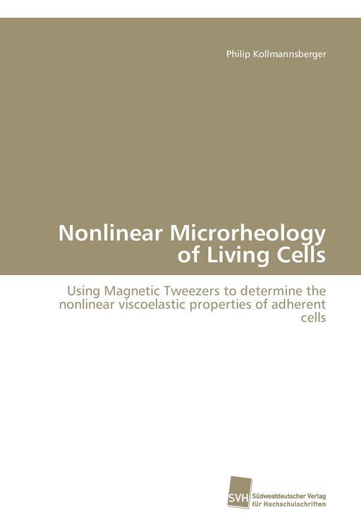 Produktbild: Nonlinear Microrheology of Living Cells