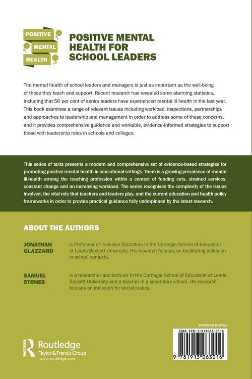 Produktbild: Positive Mental Health for School Leaders