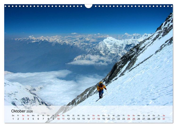 Produktbild: Gipfelabenteuer - wenn der Berg ruft (Wandkalender 2026 DIN A3 quer), CALVENDO Monatskalender